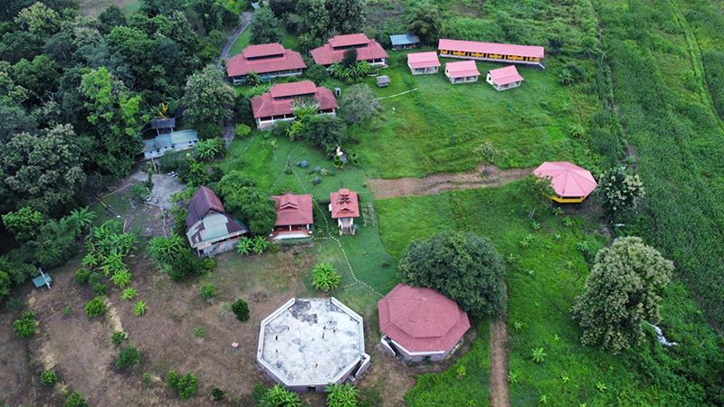 Nam Yang Kung Fu Retreat from a Birds Eye View