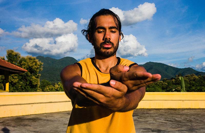 Shuang Yang Qigong on the open training area